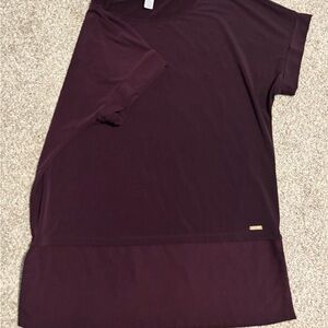 Calvin Klein Dark Purple Short Sleeve Top - size small
